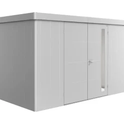 Casetta da Giardino in Metallo NEO 1D Biohort con Porta a Due Battenti