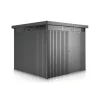 Casetta da Giardino in Metallo HIGHLINE 4 con Porta Standard Biohort