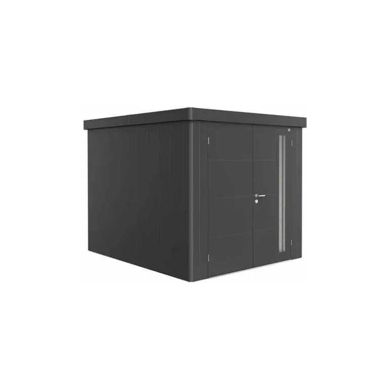 Casetta da Giardino in Metallo NEO 3B Biohort con Porta a Due Battenti