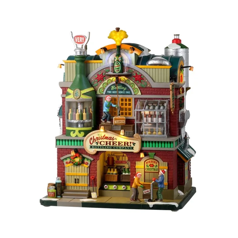 Christmas Cheer Bottling Company con Alimentatore 4.5V Cod. 25858