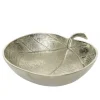 Ciotola in alluminio a forma di foglia 29,5 cm.