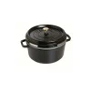 Cocotte con Cestello 26 cm Nera in Ghisa