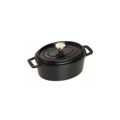 Cocotte Ovale 15 cm Nera in Ghisa