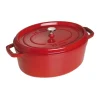 Cocotte Ovale 31 cm Rossa in Ghisa