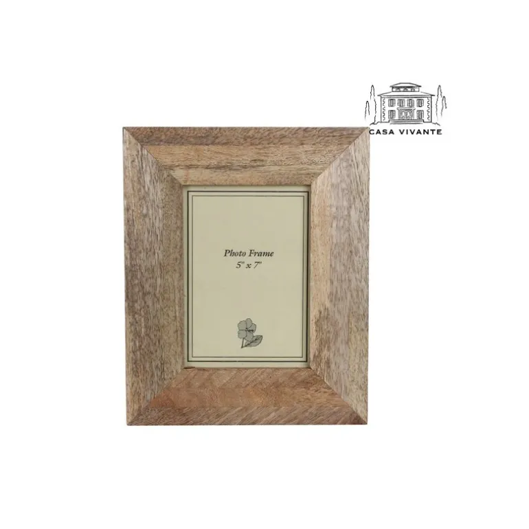 Cornice Portafoto In Legno Grezzo