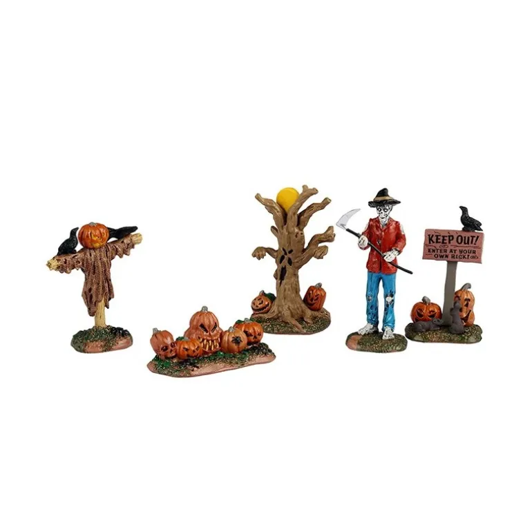 Creepy Pumpkin Patch Set Of 5 Cod. 52513
