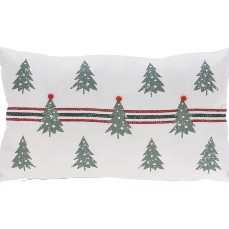 Cuscino Decoravito Alberi Natale 30x50 Cm. Pezzo Singolo