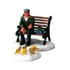 Feeding Pigeons Set of 2 Cod. 42905
