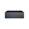 Fioriera Bassa Herstera PLANTER EDGE in Metallo colore Antracite 150x100x50 cm