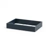 Fioriera Bassa Herstera PLANTER EDGE in Metallo colore Antracite 150x100x25 cm