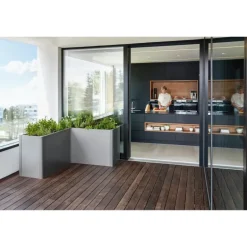 Fioriera BELVEDERE L 100 in Metallo Biohort