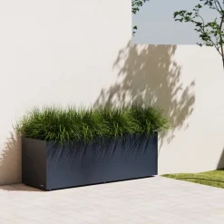 Fioriera Herstera PLANTER 50 in Metallo colore Antracite 150x50x50cm