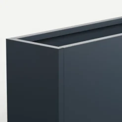 Fioriera Herstera PLANTER 30 in Metallo colore Antracite 100x30x50 cm