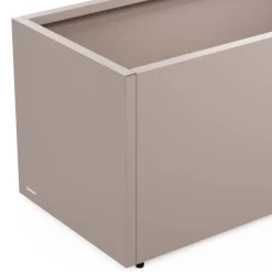 Fioriera Herstera PLANTER 50 in Metallo colore Grigio Scuro 100x50x50cm