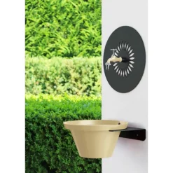Fontana da Giardino Aquapoint a Parete Wall Fountain Daisy Grigio Tortora