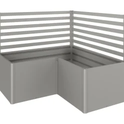 Frangivista per Piante Rampicanti per Aiuola Rialzata a L in Metallo Biohort