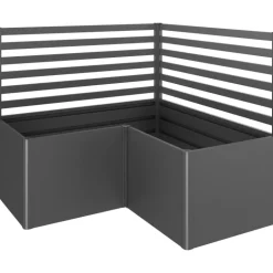 Frangivista per Piante Rampicanti per Aiuola Rialzata a L in Metallo Biohort