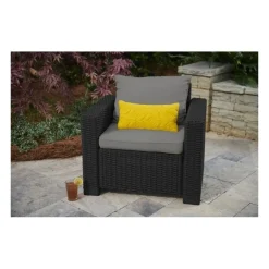 Keter 2 Poltrone Con Braccioli CALIFORNIA Cappuccino