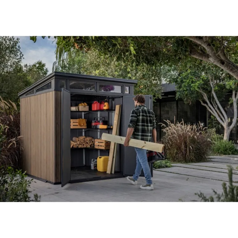 Keter Casetta da Giardino in Resina SIGNATURE PENT 7X7 DOGHE