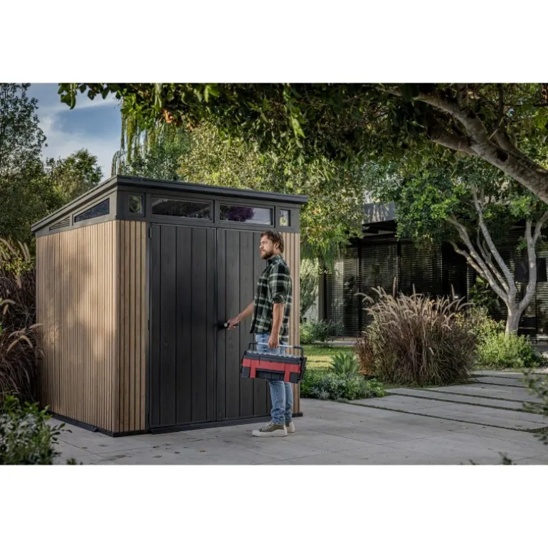 Keter Casetta da Giardino in Resina SIGNATURE PENT 7X7 DOGHE