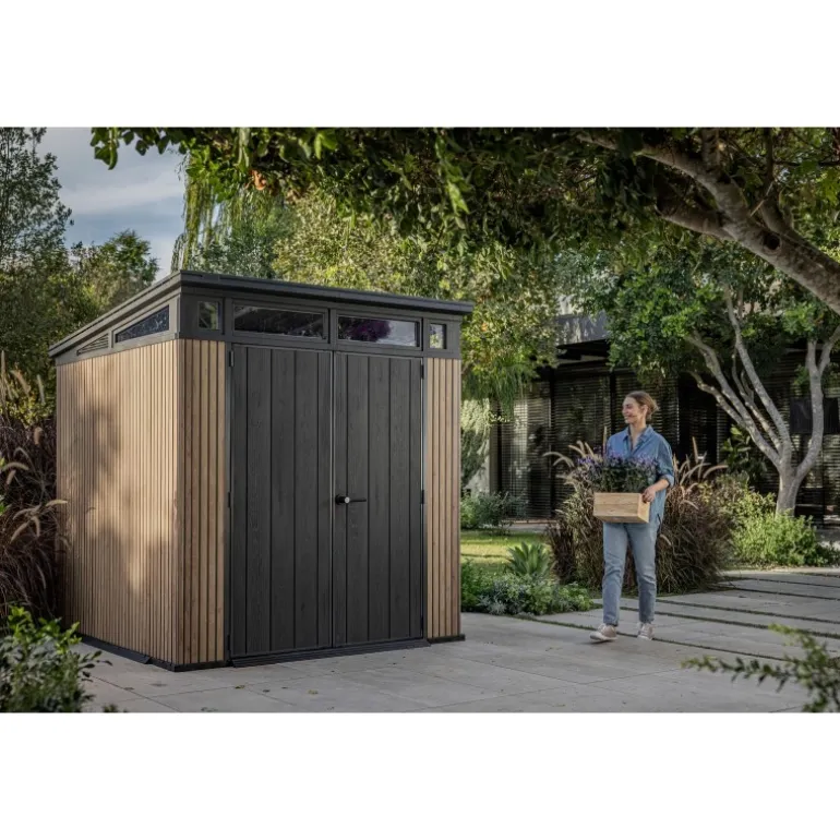 Keter Casetta da Giardino in Resina SIGNATURE PENT 7X7 DOGHE