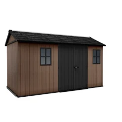 Keter Casetta da Giardino in Resina NEWTON PLUS 1375 - Doppia Scelta di Montaggio