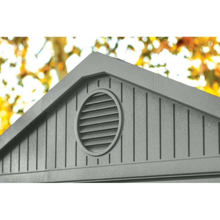 Keter Casetta da Giardino in Resina DARWIN 6x8 Green con Finestre Frontali