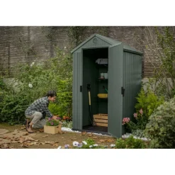 Keter Casetta da Giardino in Resina DARWIN 4x4 Green