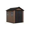 Keter Casetta da Giardino in Resina NEWTON PLUS 757 - Doppia Scelta di Montaggio