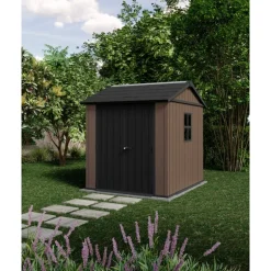 Keter Casetta da Giardino in Resina NEWTON PLUS 757 - Doppia Scelta di Montaggio