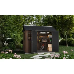 Keter Casetta da Giardino in Resina NEWTON PLUS 759 - Doppia Scelta di Montaggio