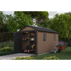 Keter Casetta da Giardino in Resina NEWTON PLUS 7513 - Doppia Scelta di Montaggio