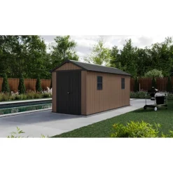 Keter Casetta da Giardino in Resina NEWTON PLUS 1575 - Doppia Scelta di Montaggio