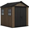 Keter Casetta da Giardino in Resina SIGNATURE APEX 775 NOCE - Doppia scelta di montaggio