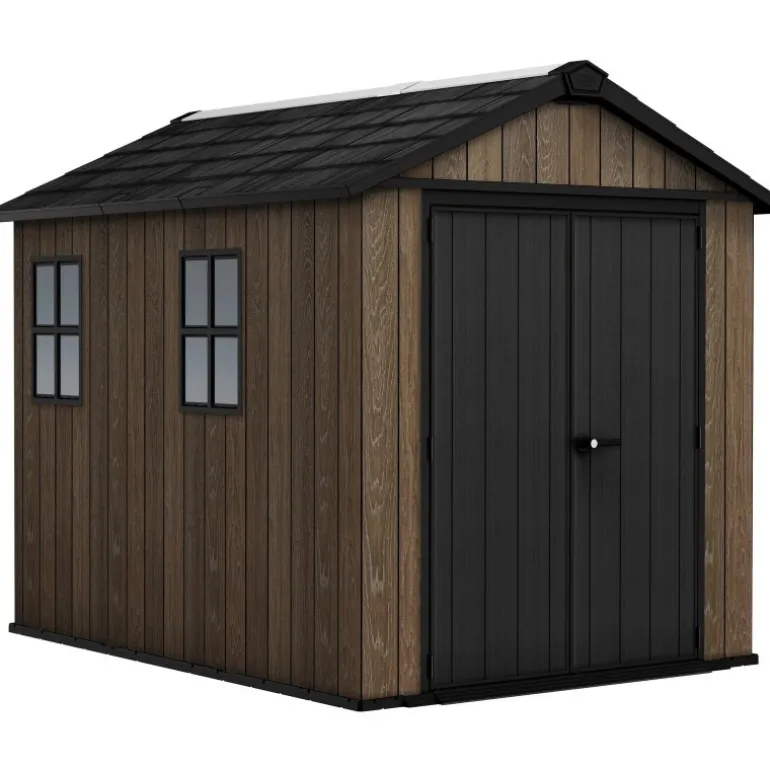 Keter Casetta da Giardino in Resina SIGNATURE APEX 759 NOCE - Doppia scelta di montaggio