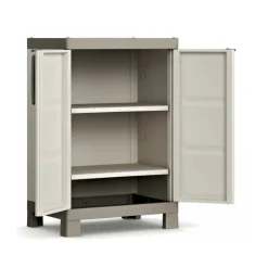 Keter Excellence Basso 2 Ripiani Regolabili - ISTA 6 - 65X45X97H