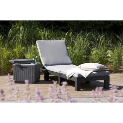 Keter Lettino Sdraio Con Cuscino DAYTONA Grafite