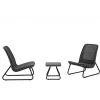 Keter Set 2 Poltrone + Tavolino aperto RIO PATIO Grafite