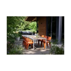 Keter Tavolo PORTO 200 effetto Legno struttura Bianca