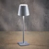 Lampada da Tavolo colore Argento LED Multicolore USB-C