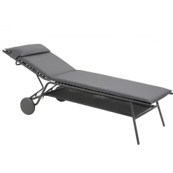 Lettino MIAMI HIGH BEC LaFuma LFM5174 Silver