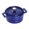 Mini Cocotte 10 cm Blu Scura in Ceramica