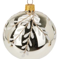 Palla di Natale in Vetro 80 Mm. Pezzo Singolo