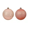 Pallina da appendere Rosa dim 8 cm Pezzo Singolo