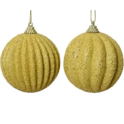 Pallina di Natale da Appendere in EVA color Oro Pezzo Singolo