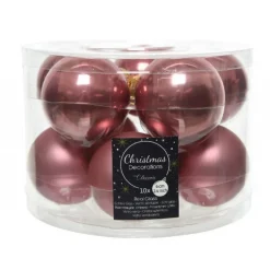 Palline di Natale da Appendere in Vetro 6 cm. Set di 10