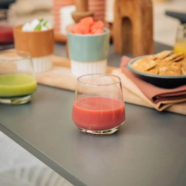 Panca Bassa imbottita VENCE LaFuma LFM5287 Obsidian/Titane