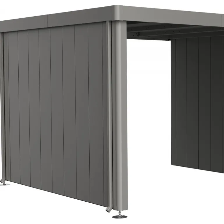 Parete Laterale per Tettoia Laterale per Casetta in Metallo NEO Biohort