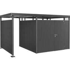 Parete Laterale per Tettoia Laterale per Casetta in Metallo HIGHLINE Biohort