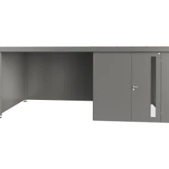 Parete Posteriore per Tettoia Laterale per Casetta in Metallo NEO